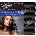 Diane Satin Foam Rollers 7/8" (12 PK)
