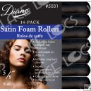 Diane Satin Foam Rollers 5/8" (14 PK)