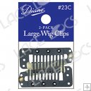 Wig Clip Black (Large 2 PK)