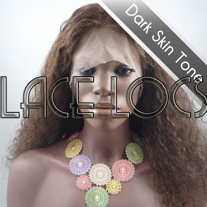 Gianna Swiss Lace Wig Dark Skin Tone